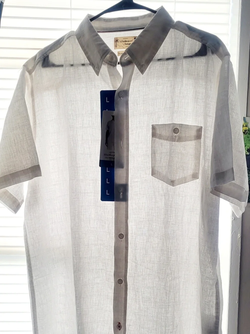 Brand NEW Tommy Bahama Classic Men's White Linen-Blend Short Sleeve Shirt